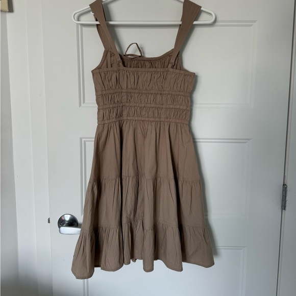 Sunday Best Martine Poplin Dress in taupe - Picture 2 of 3